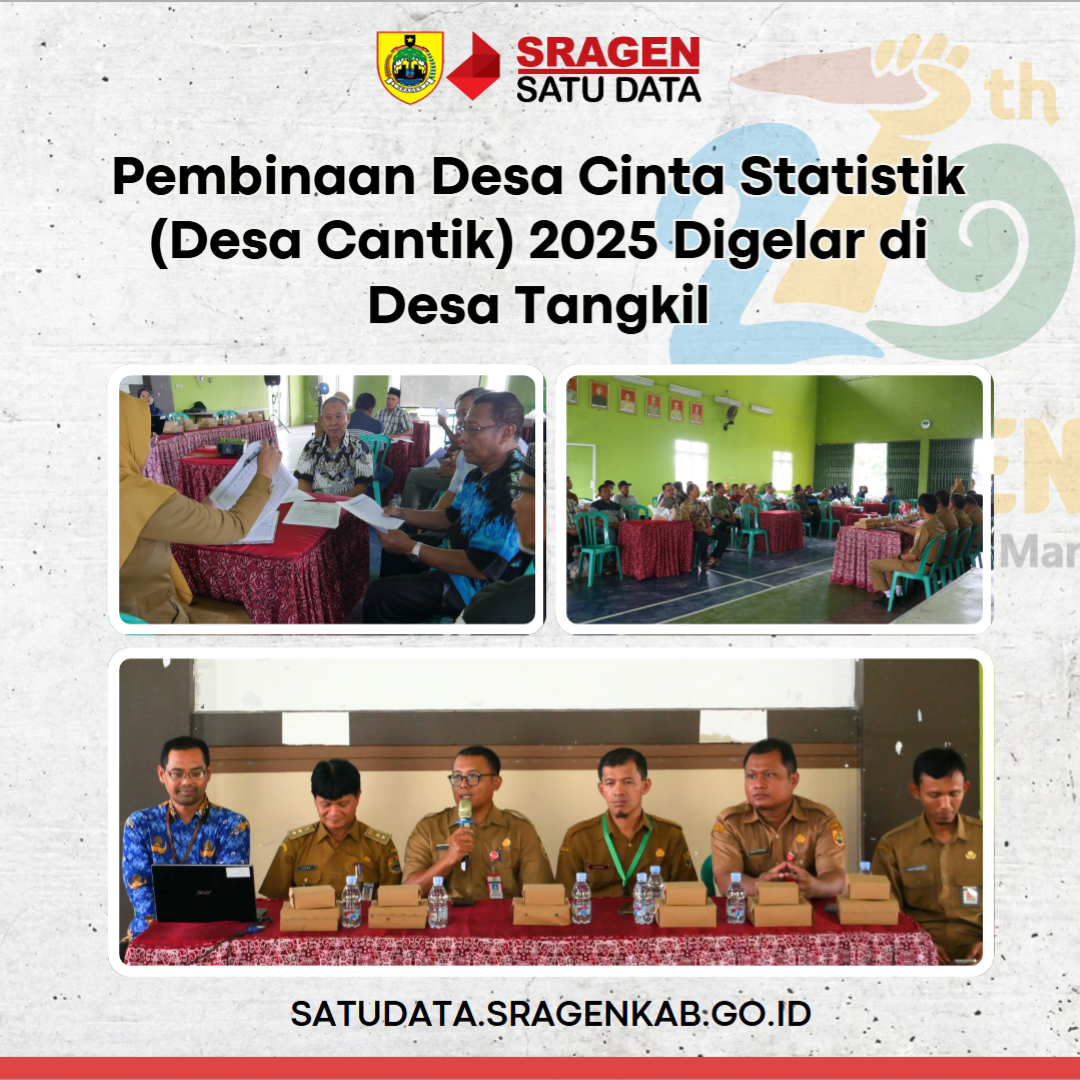 Pembinaan Desa Cinta Statistik (Desa Cantik) 2025 Digelar di Desa Tangkil